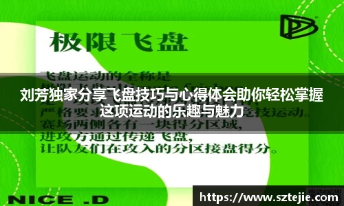 刘芳独家分享飞盘技巧与心得体会助你轻松掌握这项运动的乐趣与魅力